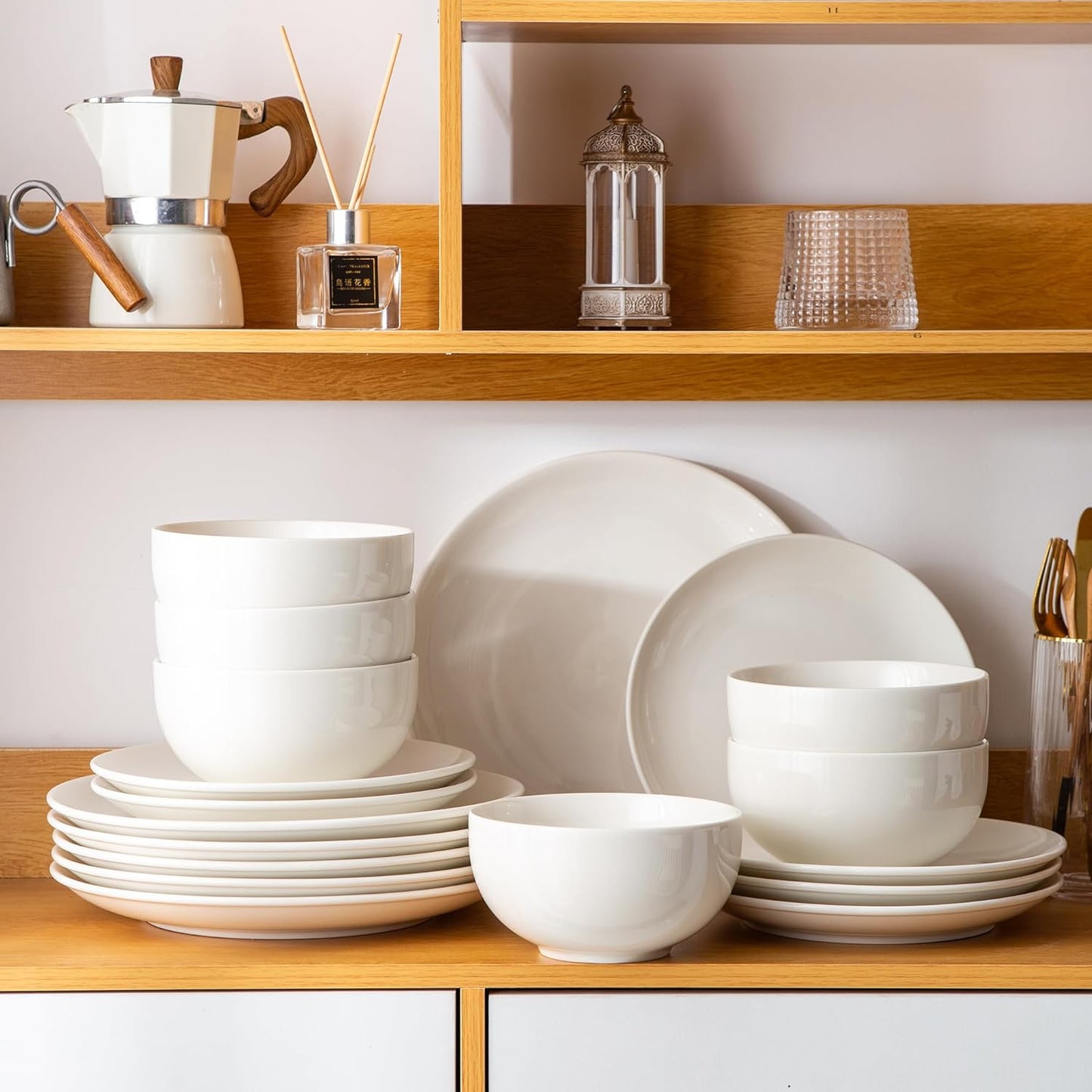 SLUDW069 Dinnerware Set - Dreamy Moonlight-White