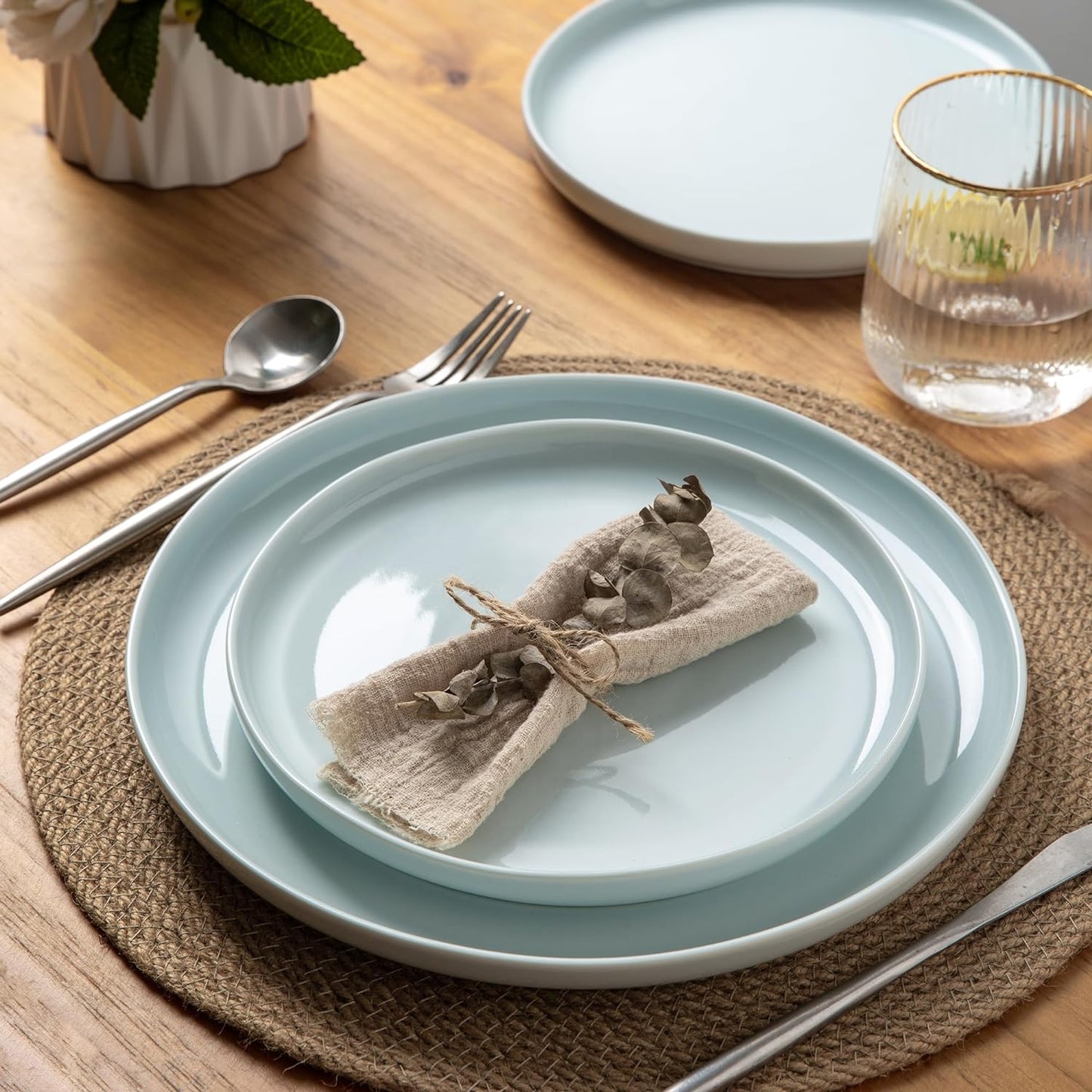 SLUDW065 Dinnerware Set - Light Blue