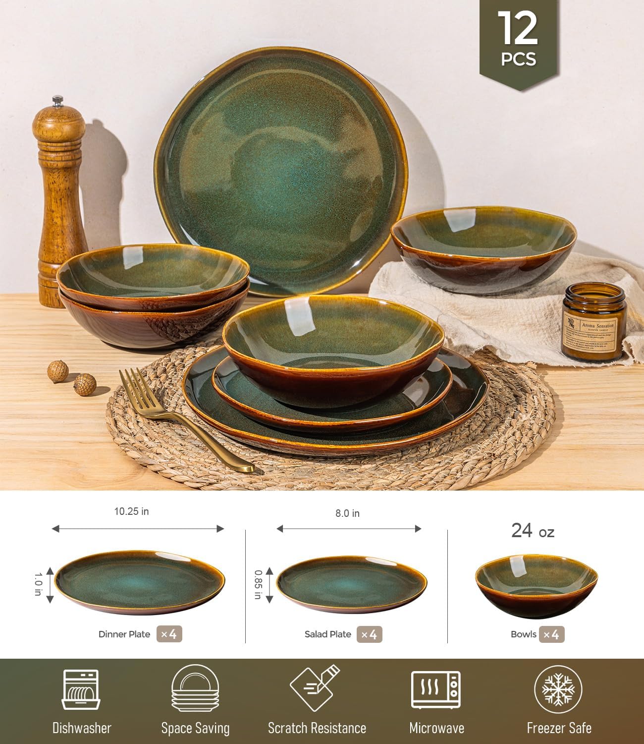 GDW211-Green Brown