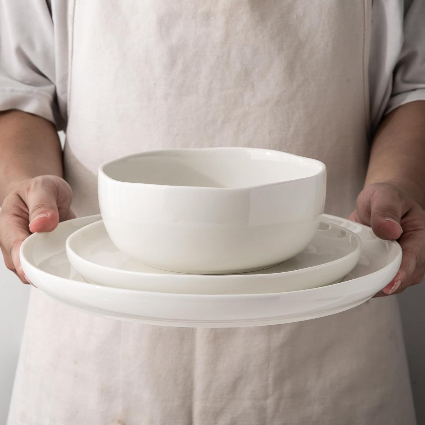 SLUDW065 Dinnerware Set - White