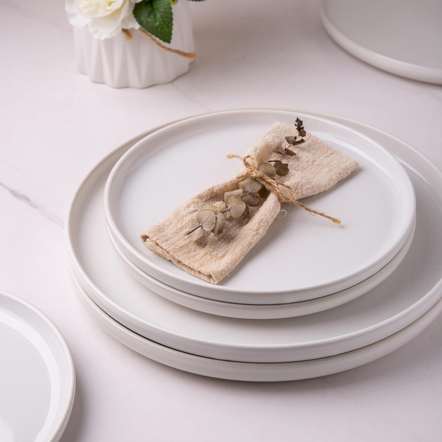 XTADW009 Dinnerware Set - Reactive White