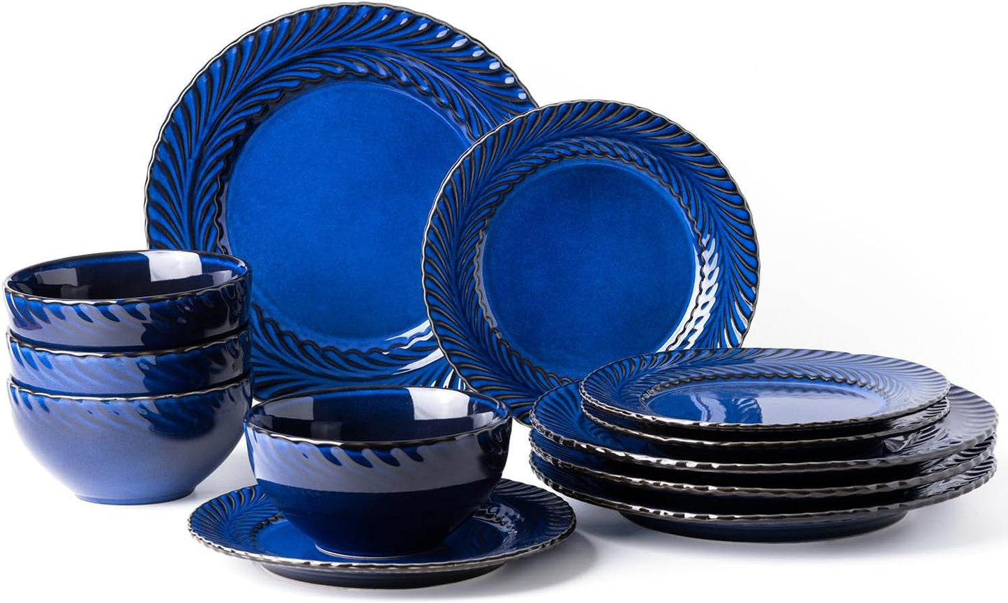 XTADW095 dinnerware set - Moody Blue