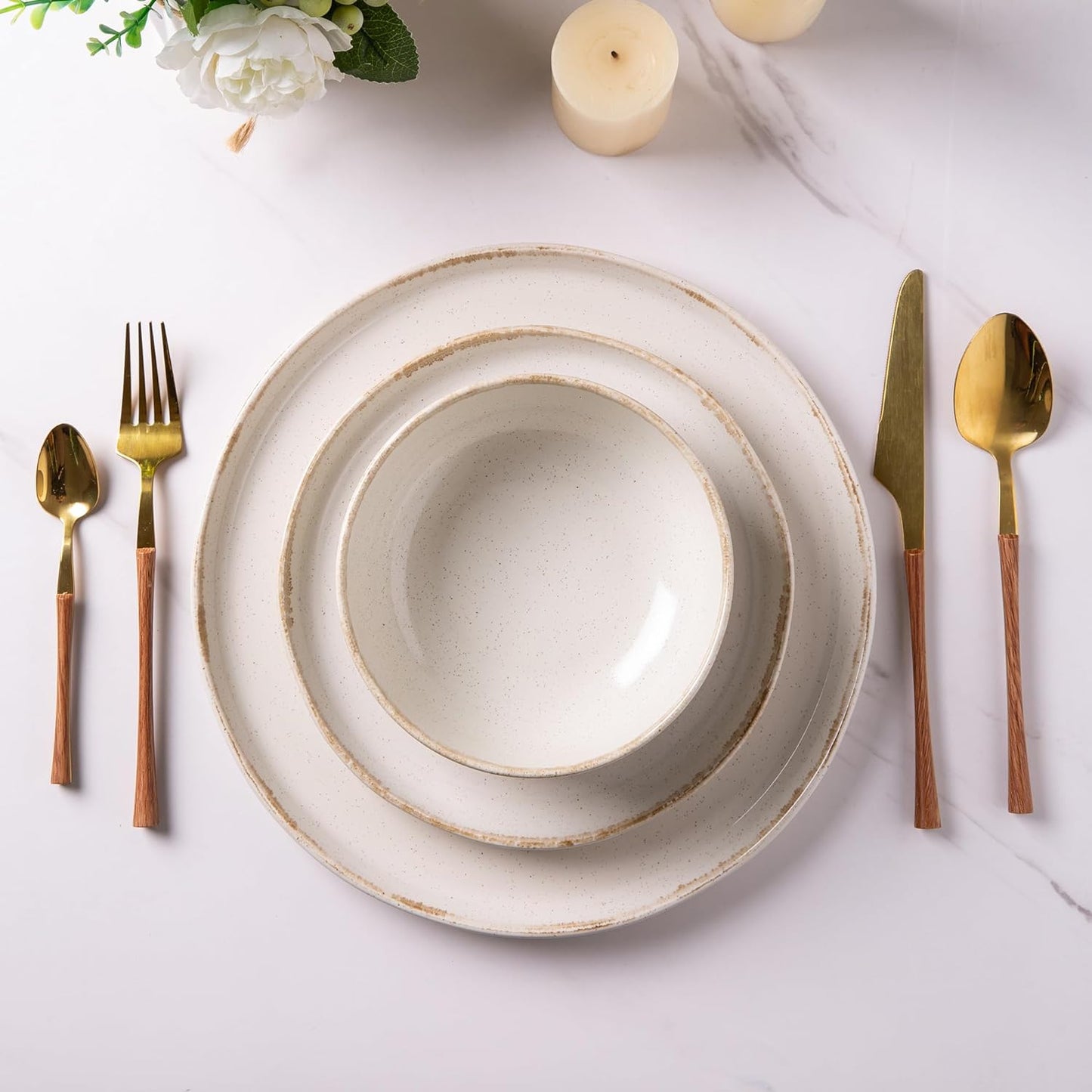 XQUDW005 Dinnerware Set - Cappuccino