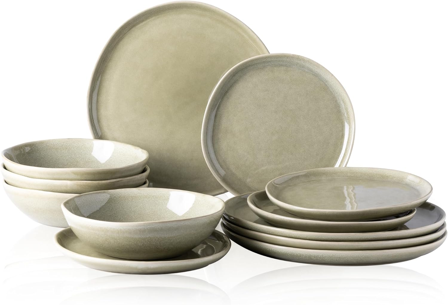 Tc Liling JYIDW007 Dinnerware Set - Olive Green – Liling Ceramics