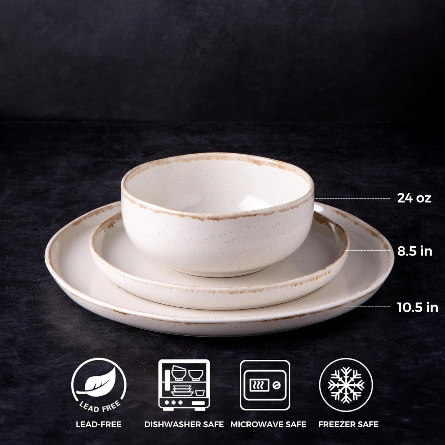 XQUDW005 Dinnerware Set - Cappuccino