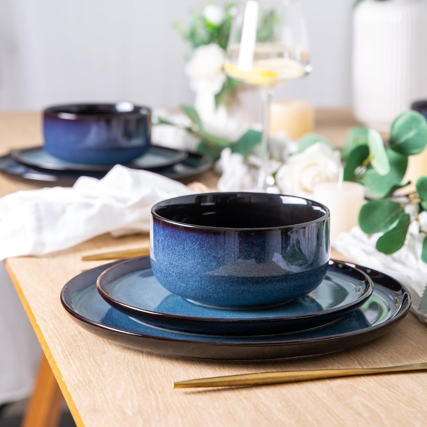 SLUDW011  Dinnerware Set - Blue