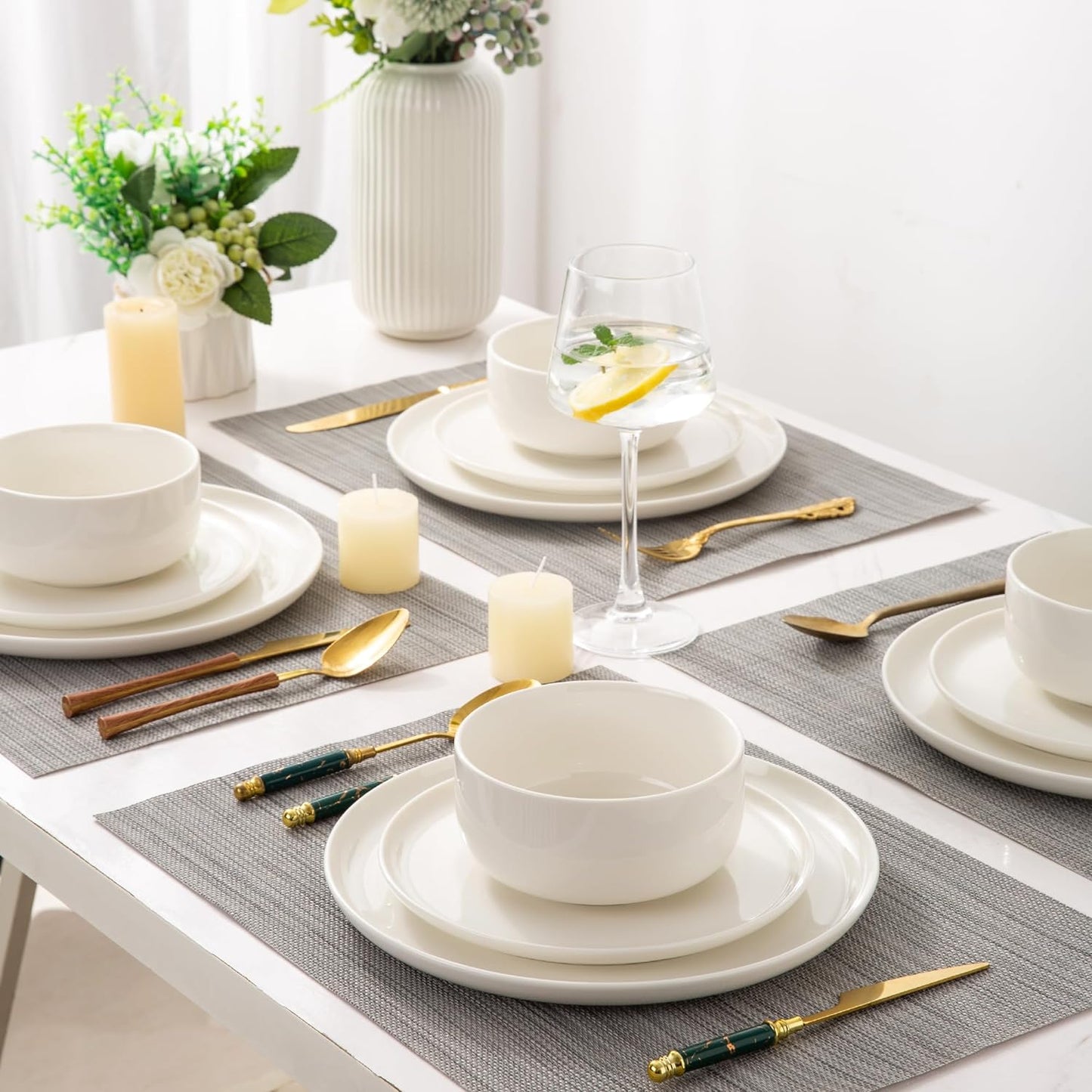 SLUDW011  Dinnerware Set - White