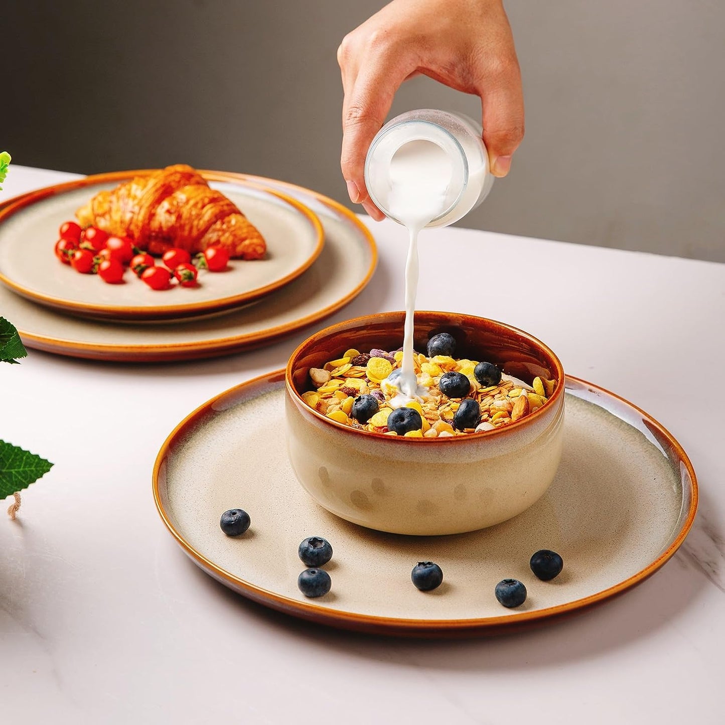 SLUDW011  Dinnerware Set - Kahki