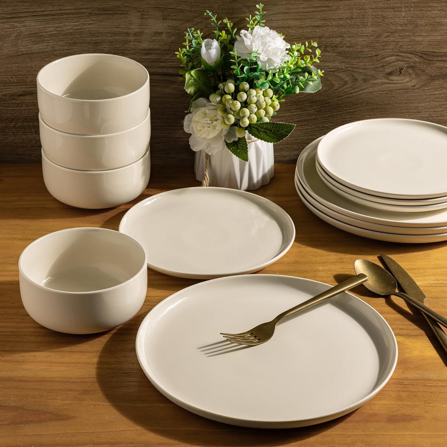 SLUDW011  Dinnerware Set - Cream
