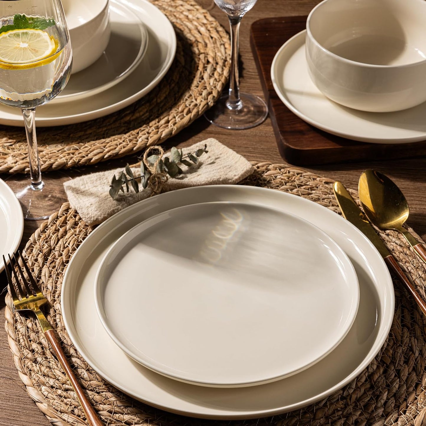 SLUDW011  Dinnerware Set - Cream