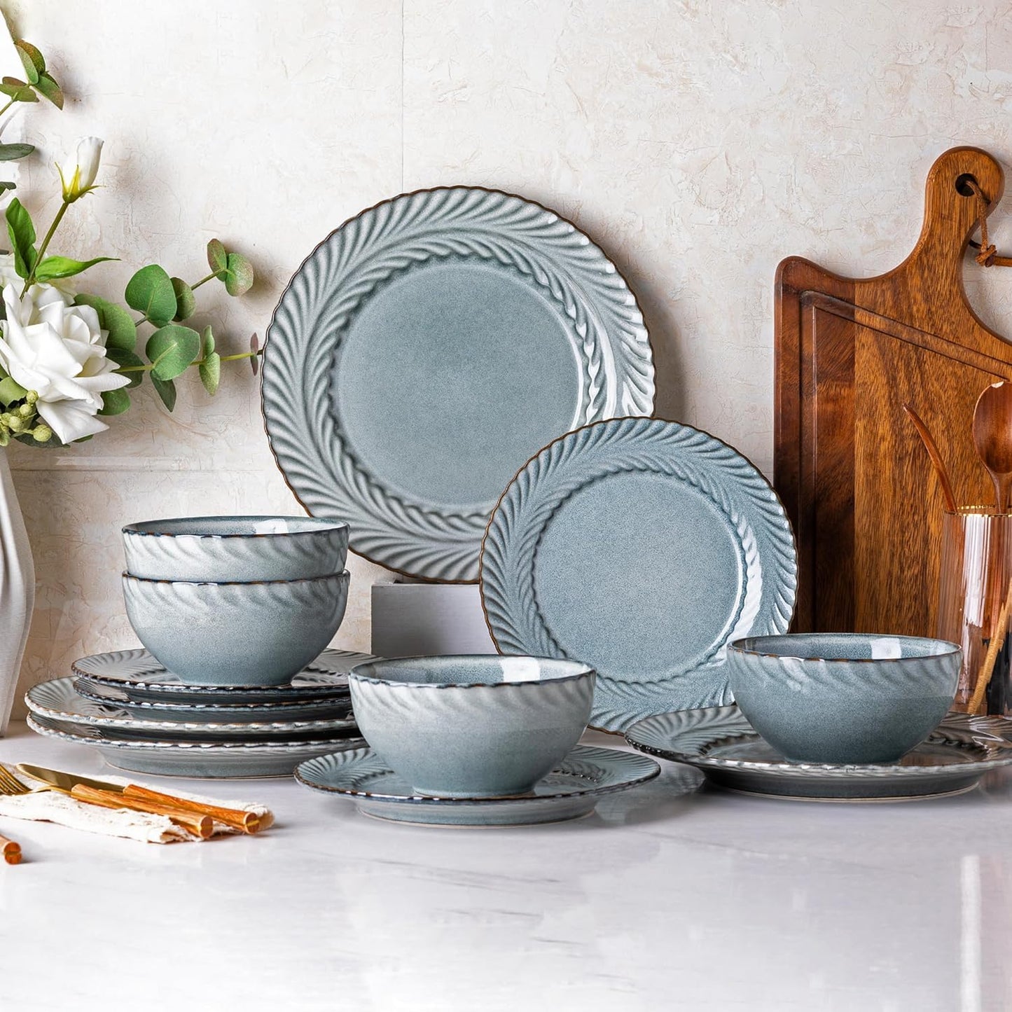 XTADW095 dinnerware set - Dusty Grey