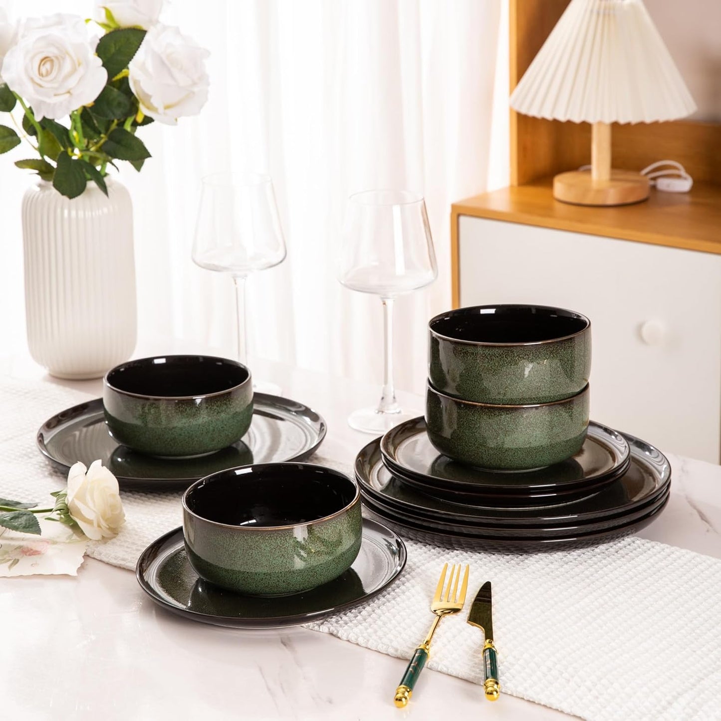 SLUDW011  Dinnerware Set - Green