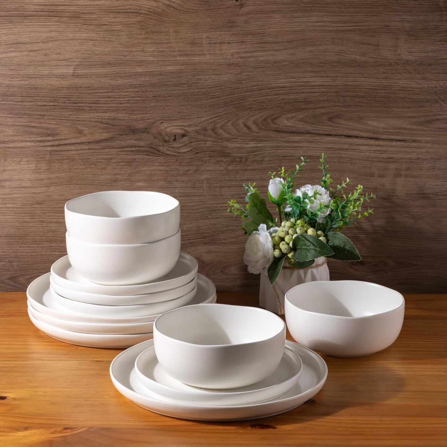 SLUDW065 Dinnerware Set - White