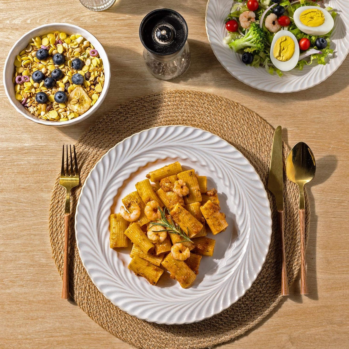 XTADW095 dinnerware set - Milk White